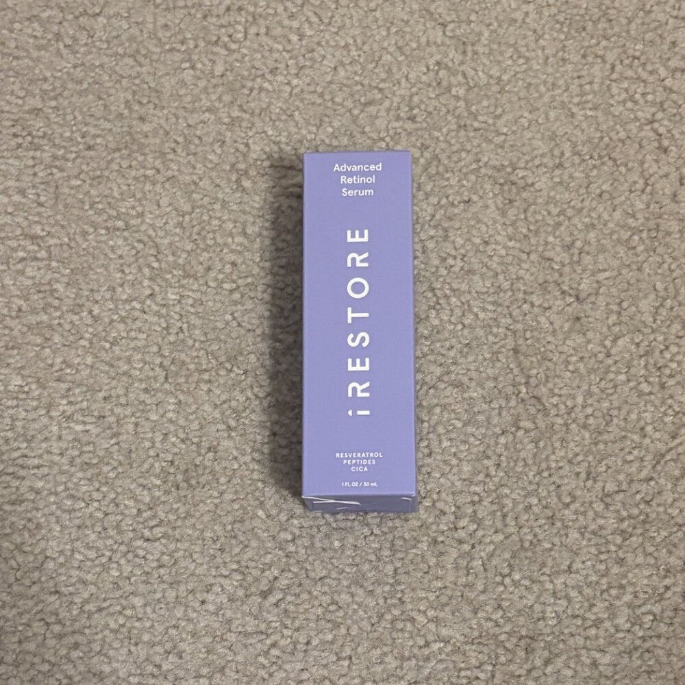 iRestore Advanced Retinol Serum with Resveratrol, Peptides, Ceramides, HYA, Cica